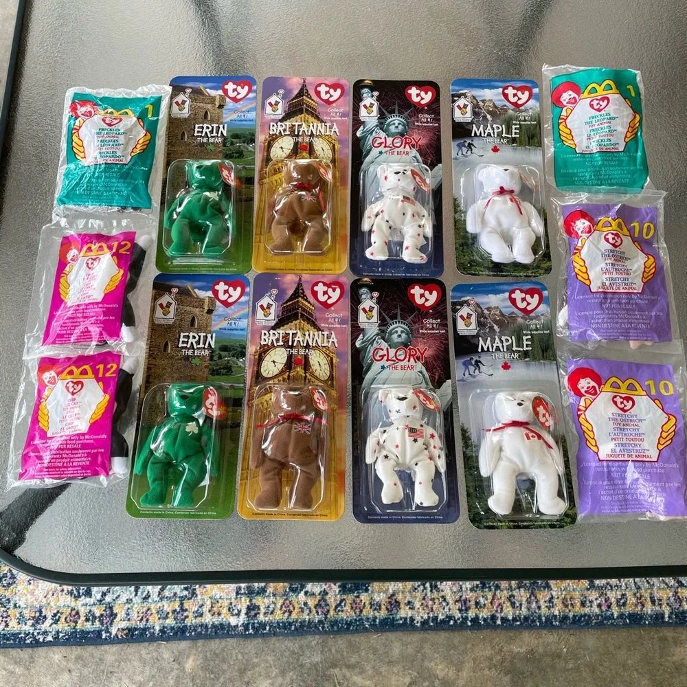 TY Beanie babies Mcdonalds International Bears Extremely RARE - Picture 1 of 13